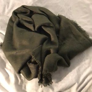 Olive green scarf
